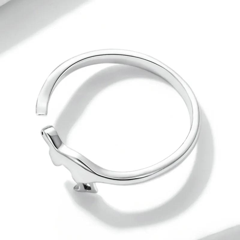 (slika za) Odprt prstan z dinozavri v stilu Pandora - BSR226 - Ogled 4