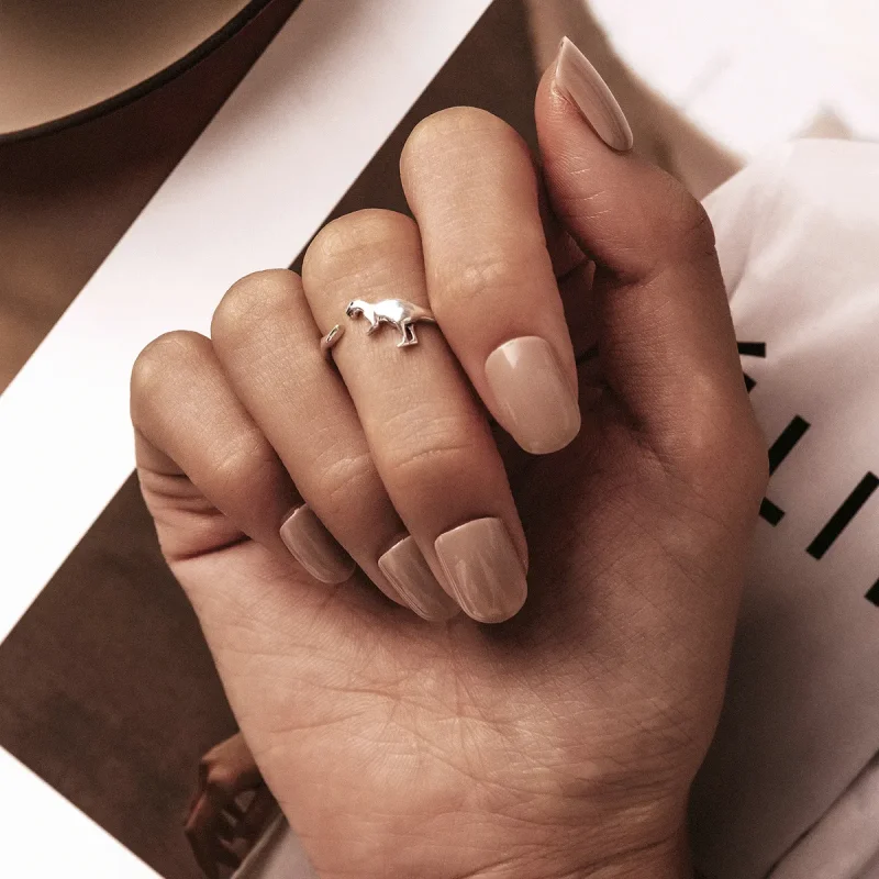 (slika za) Odprt prstan z dinozavri v stilu Pandora - BSR226 - Ogled 7