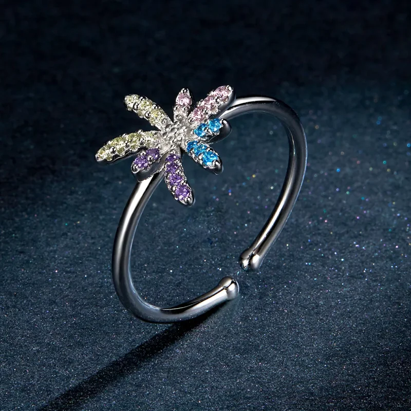 (slika za) Odprt prstan za ognjemete v stilu Pandora - BSR120 - Ogled 5