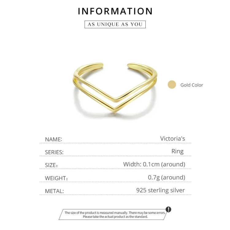 Pandora Style 18ct pozlačen odprt prstan Wish - SCR713
