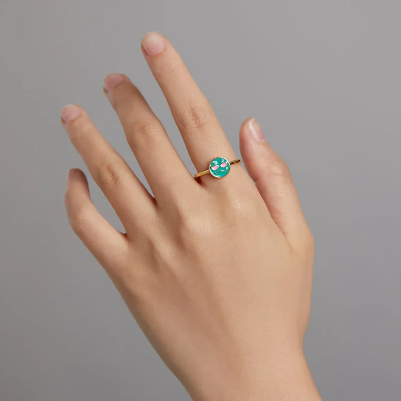 (slika za) Pandora Style Emoji – Cool odprt prstan – SCR737-A - Ogled 7