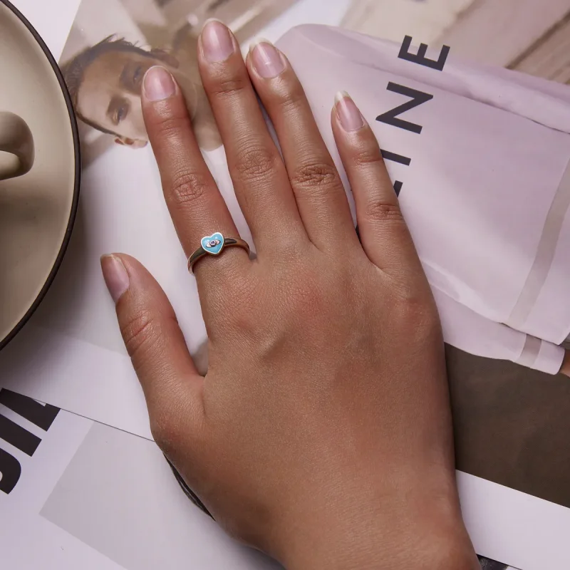 (slika za) Pandora Style Love Devil Eyes Open Prstan - SCR806 - Ogled 6