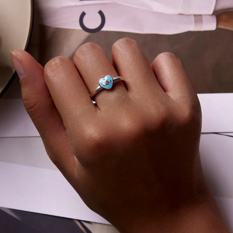 (slika za) Pandora Style Love Devil Eyes Open Prstan - SCR806 - Ogled 7