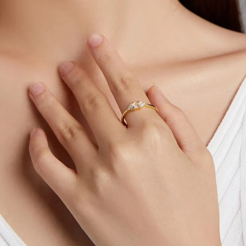 (slika za) Prstan večne ljubezni v stilu Pandora - SCR534-AC - Ogled 4