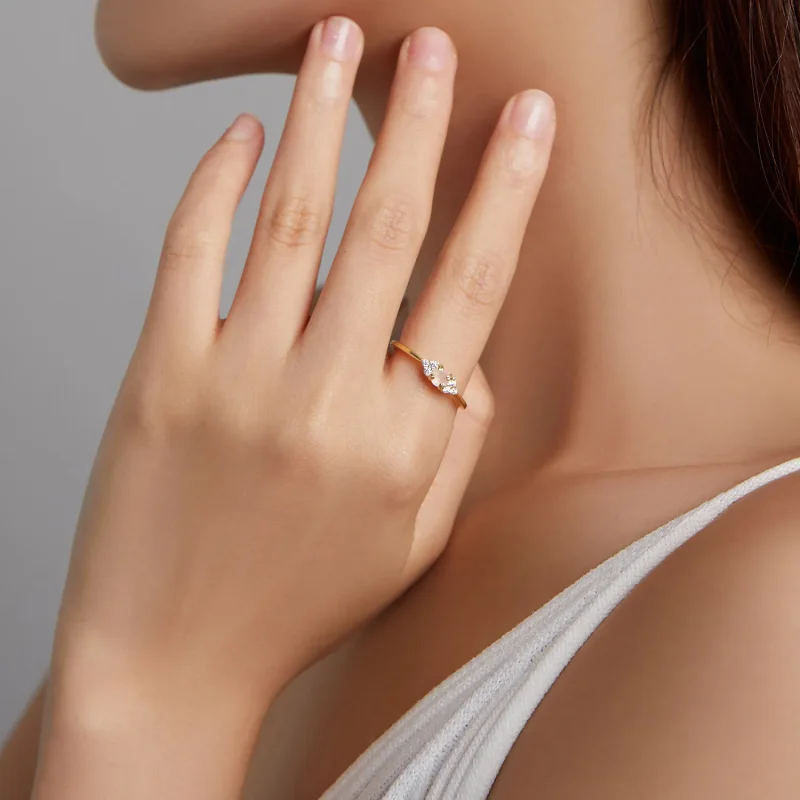 (slika za) Prstan večne ljubezni v stilu Pandora - SCR534-AC - Ogled 5