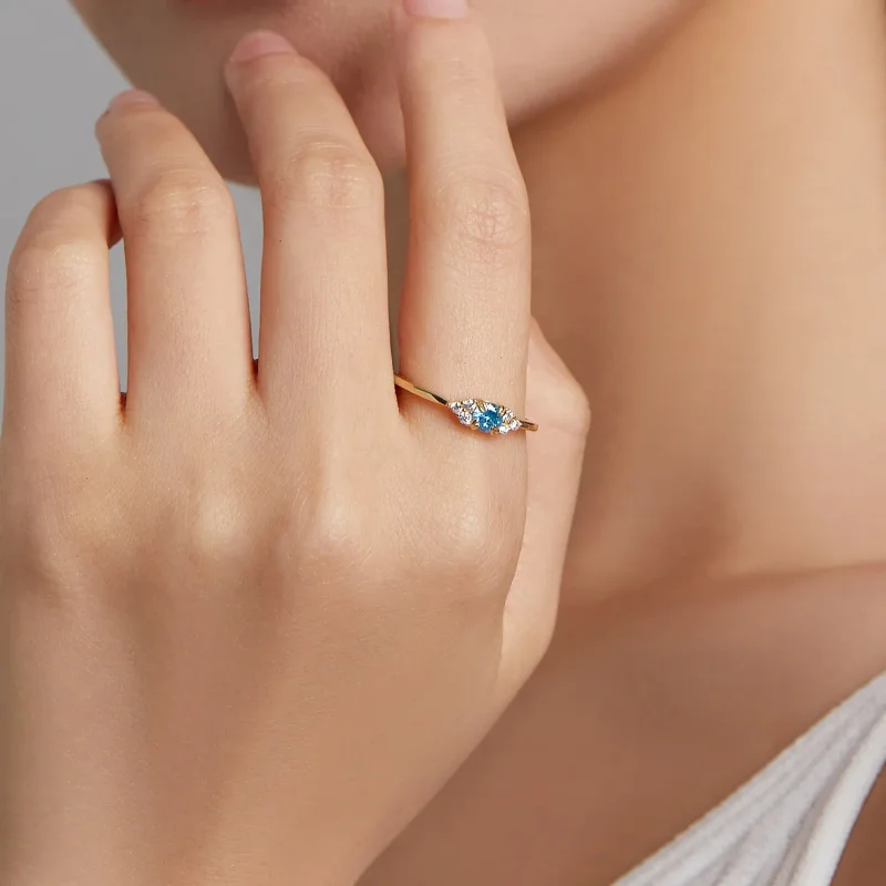 (slika za) Prstan večne ljubezni v stilu Pandora - SCR534-LB - Ogled 5