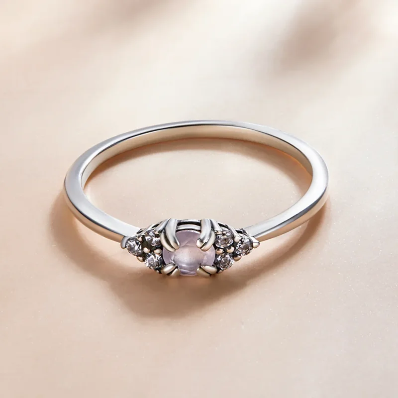 (slika za) Prstan večne ljubezni v stilu Pandora - SCR534-PK - Ogled 3