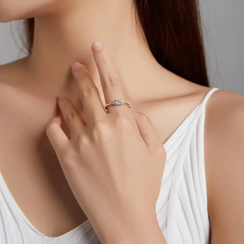 (slika za) Prstan večne ljubezni v stilu Pandora - SCR534-PK - Ogled 4