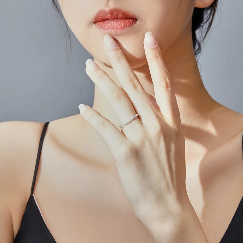 (slika za) Srebrni ljubezenski prstan v stilu Pandora - SCR624 - Ogled 7