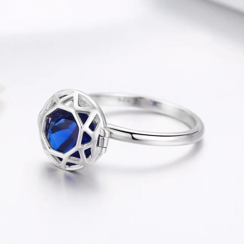 (slika za) Srebrni prstan iz pričevanja ljubezni v slogu Pandora - SCR492 - Ogled 5