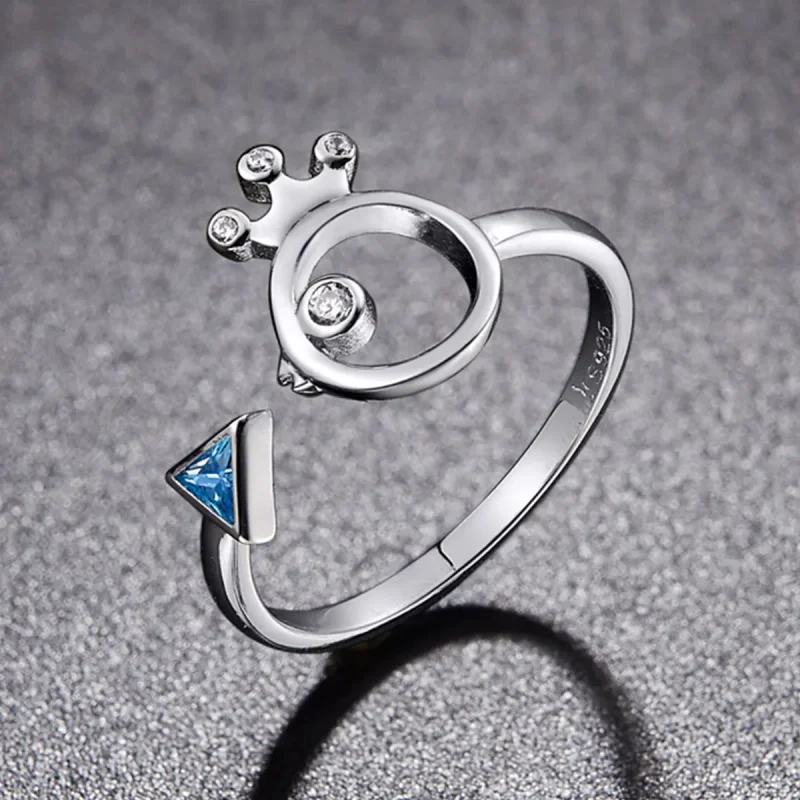 (slika za) Srebrni prstan Kralj rib v stilu Pandora - SCR079 - Ogled 2