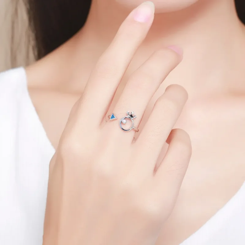 (slika za) Srebrni prstan Kralj rib v stilu Pandora - SCR079 - Ogled 5