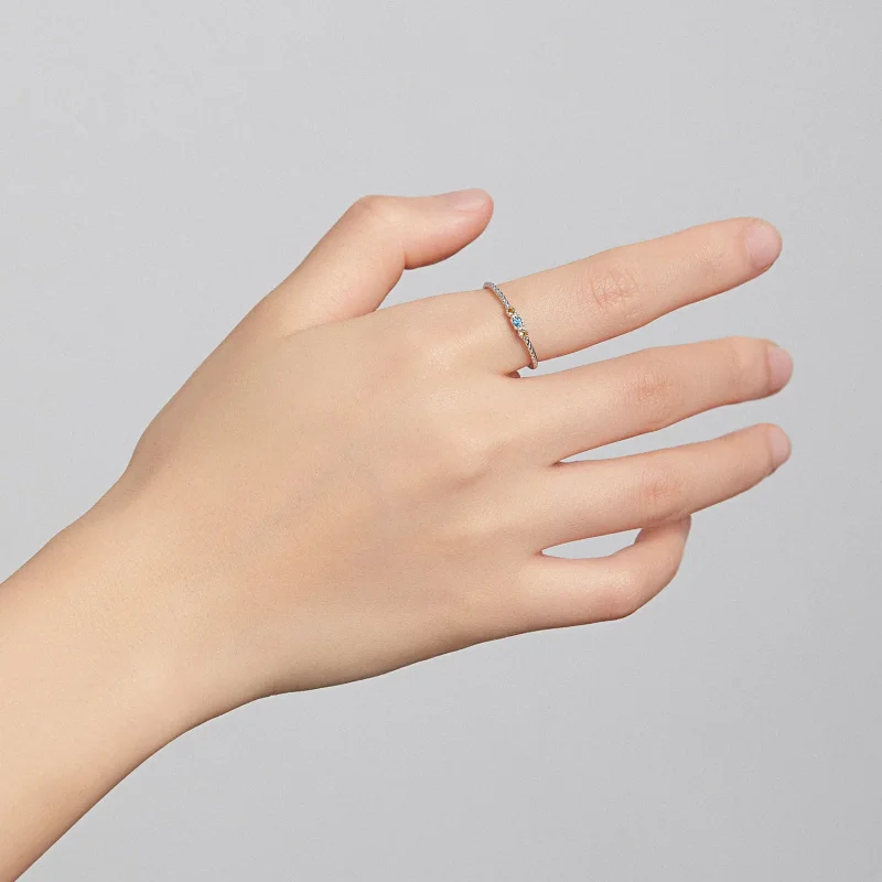 (slika za) Srebrni prstan Love of Rainbow v stilu Pandora - SCR721 - Ogled 8