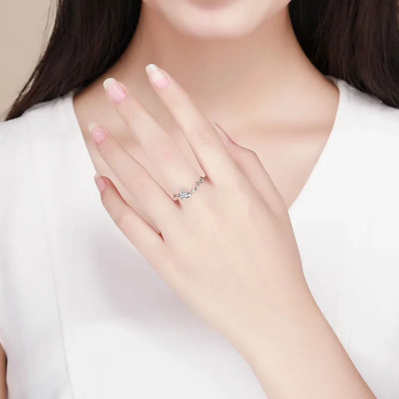 (slika za) Srebrni prstan Pandora Style Secret of Stars - SCR440 - Ogled 5