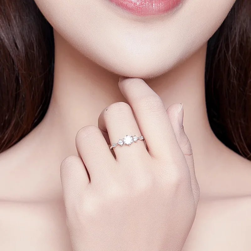 (slika za) Srebrni prstan s češnjami v stilu Pandora - SCR568 - Ogled 7