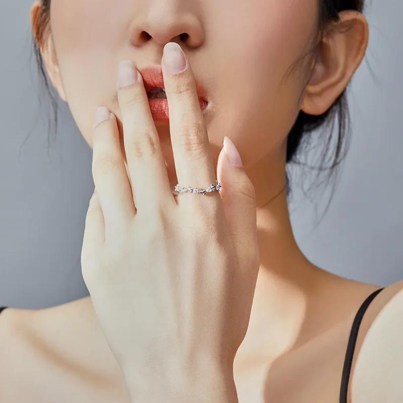 (slika za) Srebrni prstan s krono v stilu Pandora - SCR625 - Ogled 5