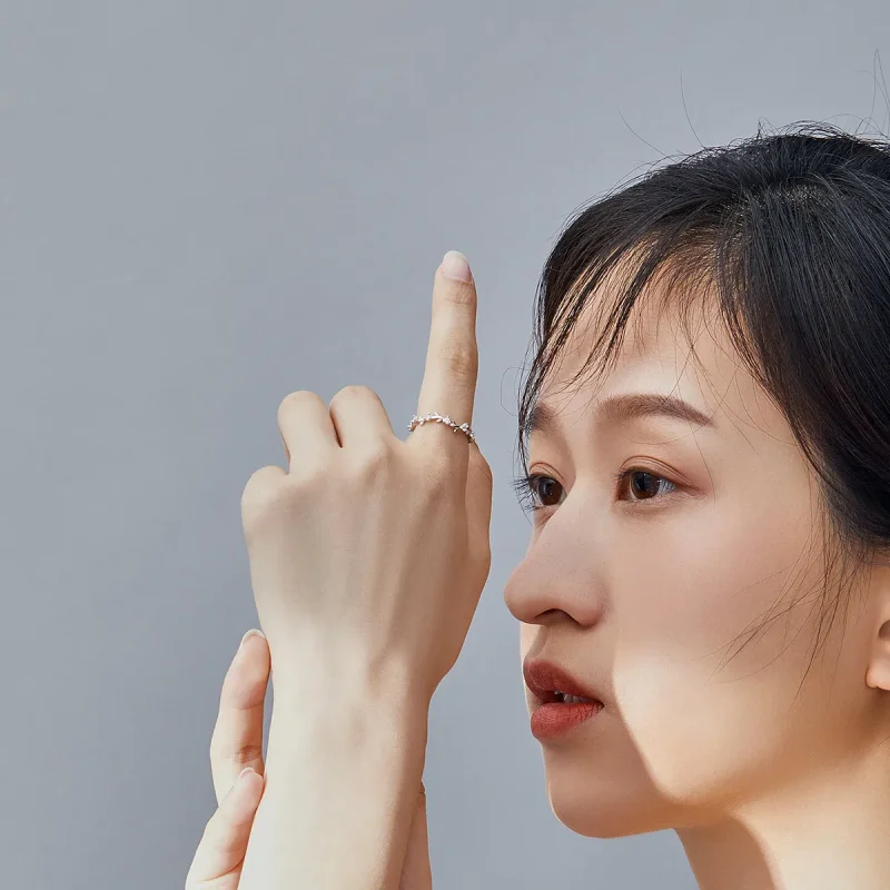 (slika za) Srebrni prstan s krono v stilu Pandora - SCR625 - Ogled 6