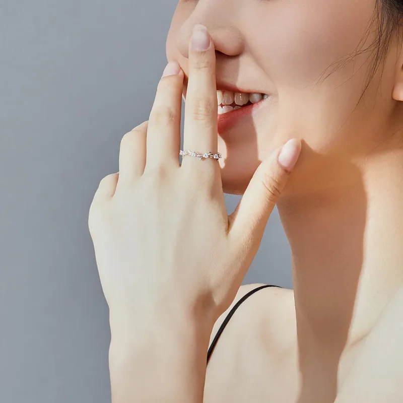 (slika za) Srebrni prstan s krono v stilu Pandora - SCR625 - Ogled 7