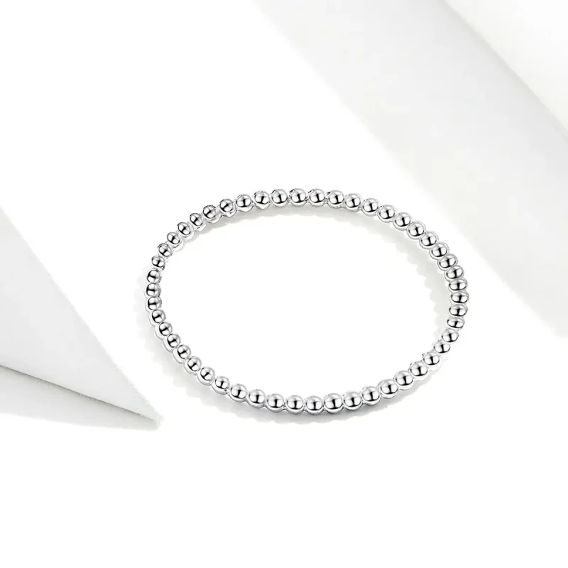 (slika za) Srebrni prstan s perlami v stilu Pandora - SCR574 - Ogled 4