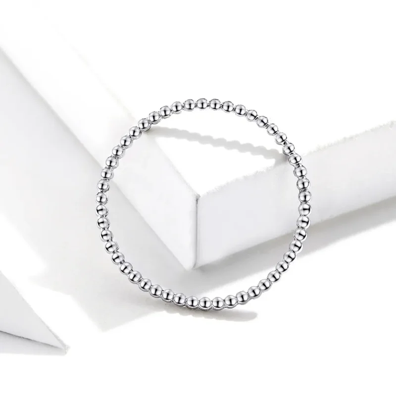 (slika za) Srebrni prstan s perlami v stilu Pandora - SCR574 - Ogled 5