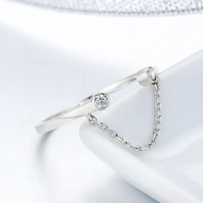 (slika za) Srebrni prstan z nasmehom v stilu Pandora - SCR216 - Ogled 6