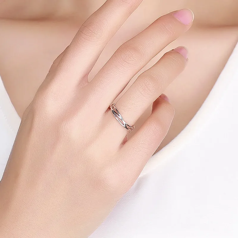 (slika za) Srebrni prstan za potovanje skozi čas v stilu Pandora - SCR483 - Ogled 9