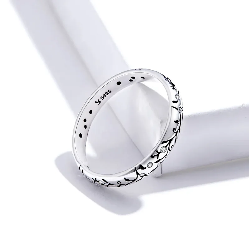 (slika za) Srebrni vintage prstan v slogu Pandora - SCR659 - Ogled 3