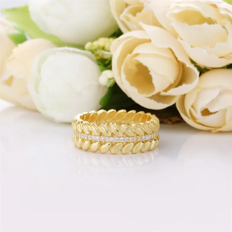 (slika za) Grains of Energy Ring, PANDORA Shine™ & Clear CZ - 167698CZ - Ogled 2