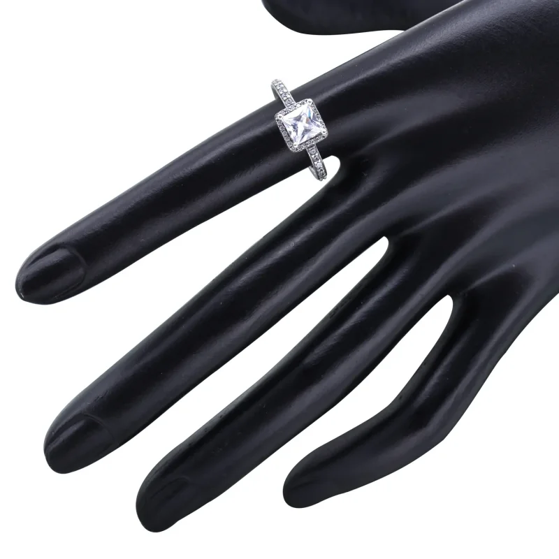 (slika za) PANDORA brezčasen eleganten prstan - 190947CZ - Ogled 3