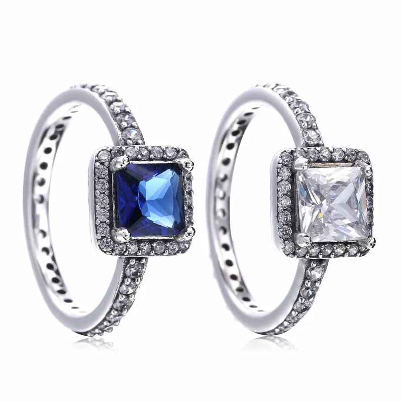 (slika za) PANDORA brezčasen eleganten prstan - 190947CZ - Ogled 4