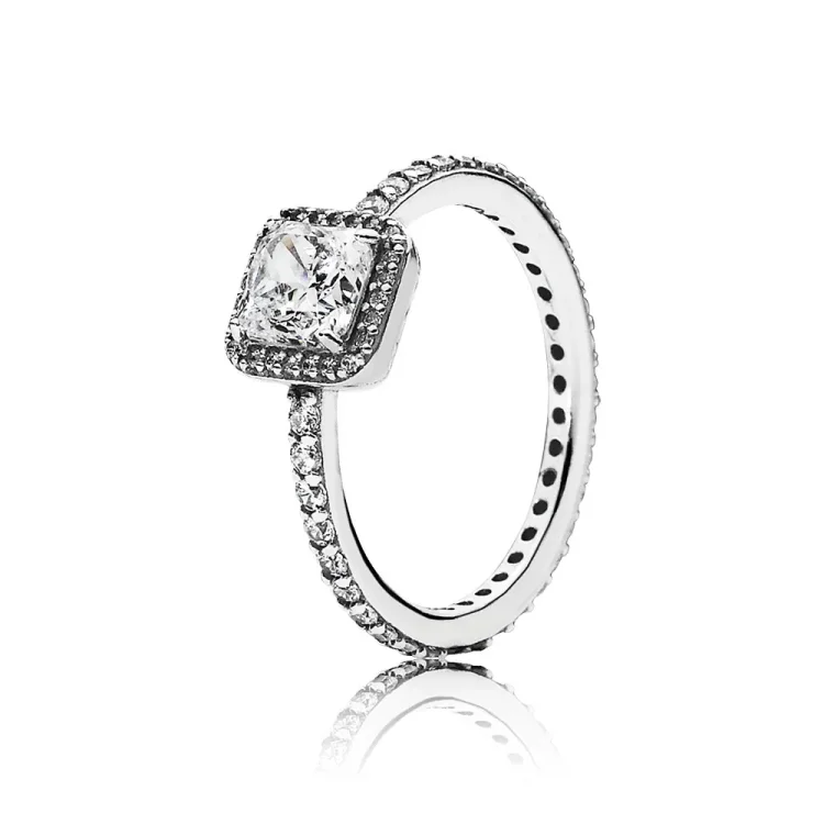 PANDORA brezčasen eleganten prstan - 190947CZ