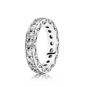 (slika za) PANDORA Clear Eternity Ring - 190894CZ