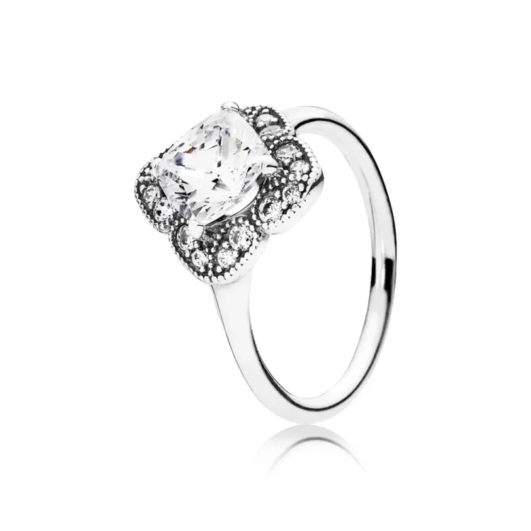 PANDORA Crystallized Floral Fancy Prstan - 190966CZ