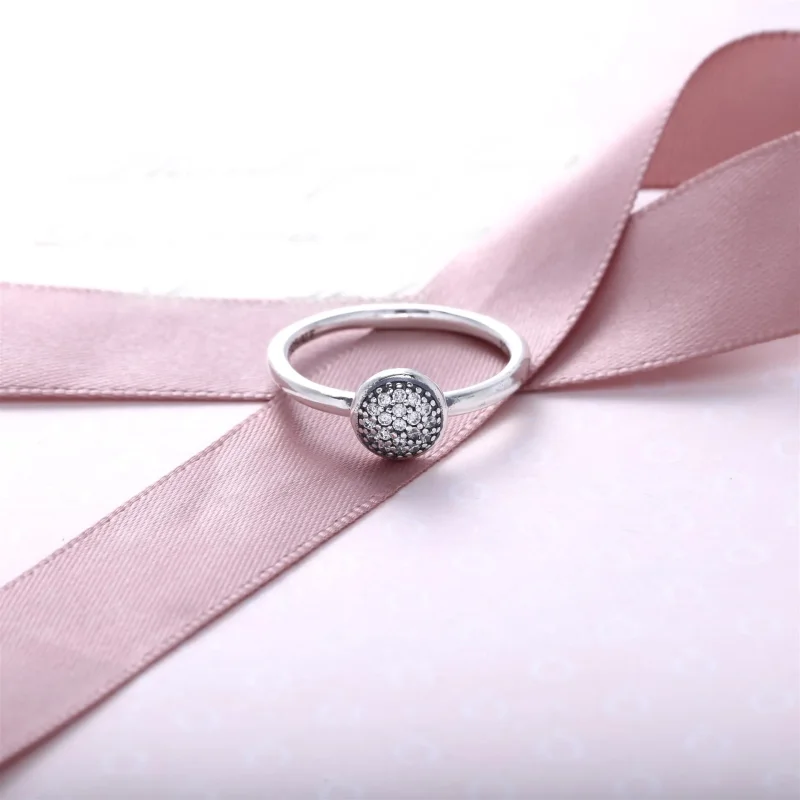 (slika za) PANDORA Dazzling Droplet Pave Ring - 191009CZ - Ogled 3