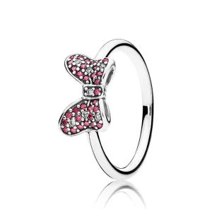 (slika za) PANDORA Disney, Minnie's Sparkling Bow Rings - 190956CZR
