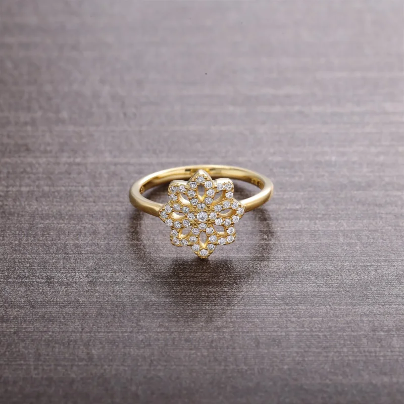 (slika za) PANDORA Lace Botanique, prozorni prstani Cz - 150182CZ - Ogled 2