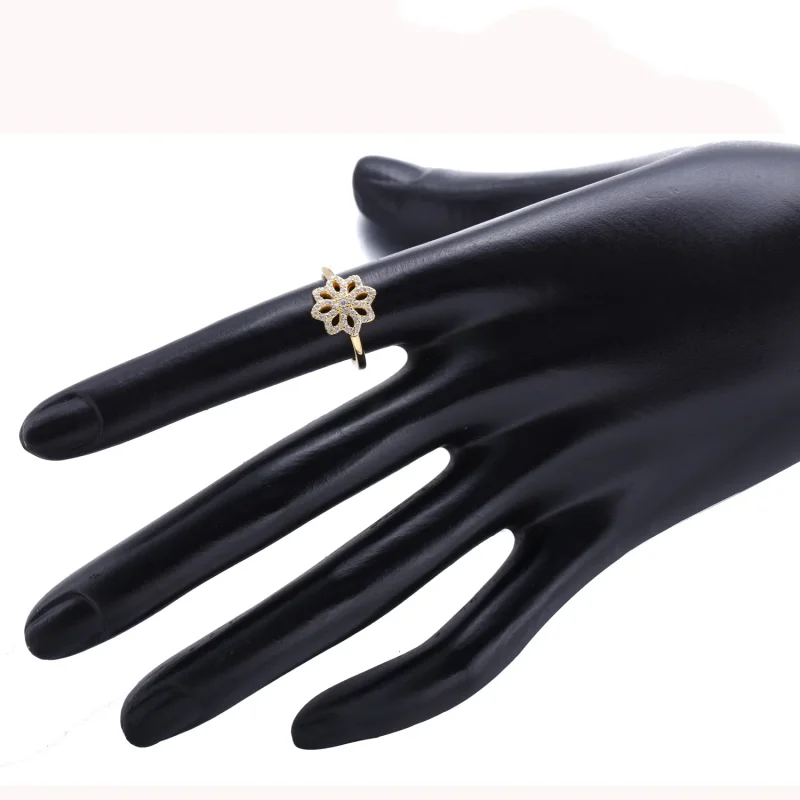 (slika za) PANDORA Lace Botanique, prozorni prstani Cz - 150182CZ - Ogled 3