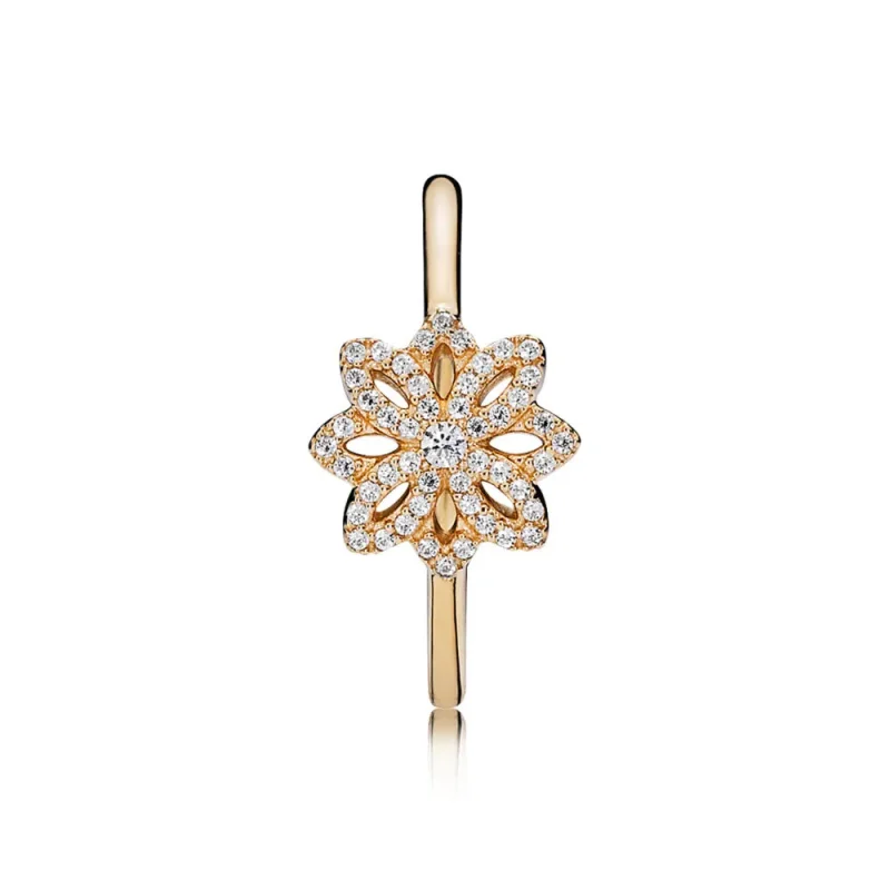 (slika za) PANDORA Lace Botanique, prozorni prstani Cz - 150182CZ - Ogled 4