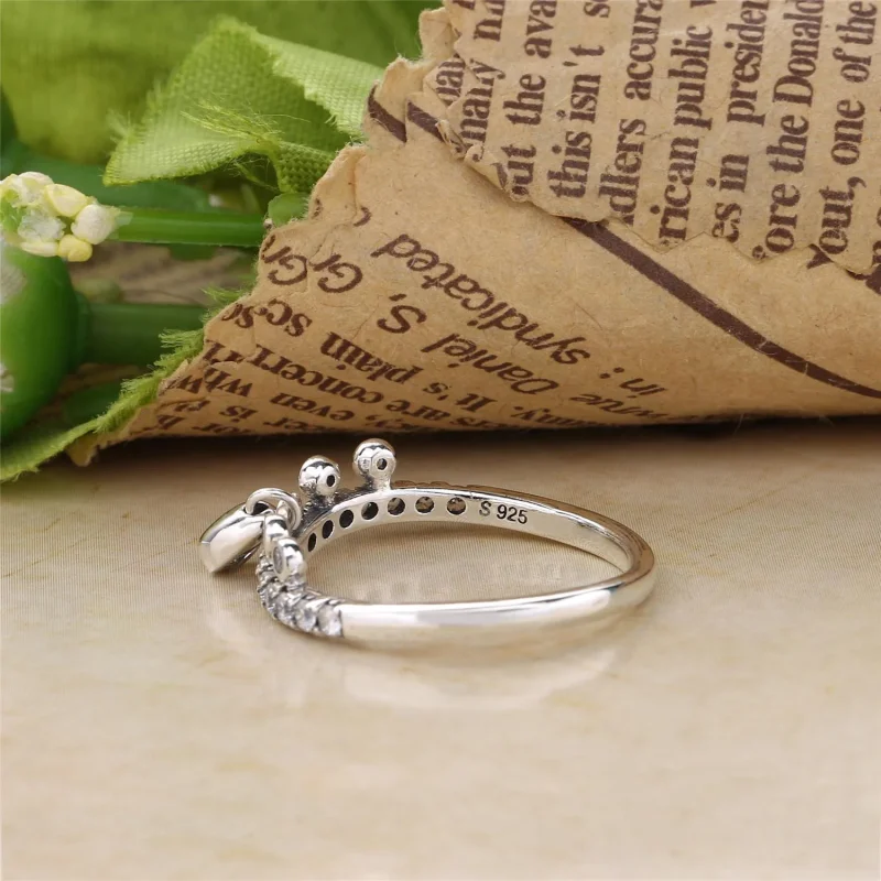 (slika za) PANDORA lestenec Droplets Ring, prozoren CZ - 197108CZ - Ogled 5