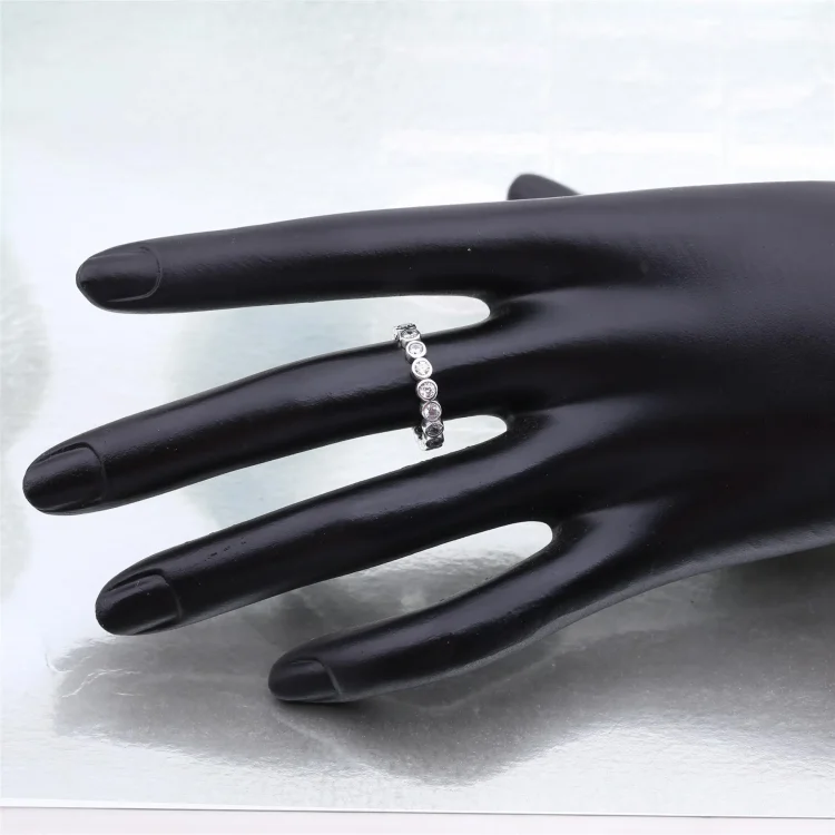 PANDORA Privlačen prstan Petite Brilliant, ki ga je mogoče zložiti, prozoren Cz - 190941CZ
