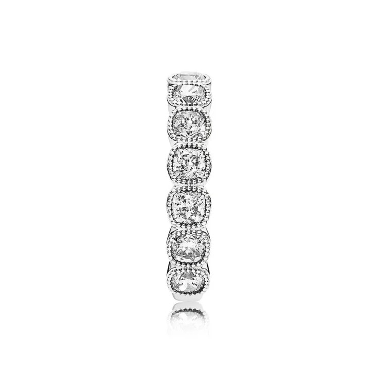 PANDORA Privlačna blazina, prozoren prstan CZ - 191019CZ