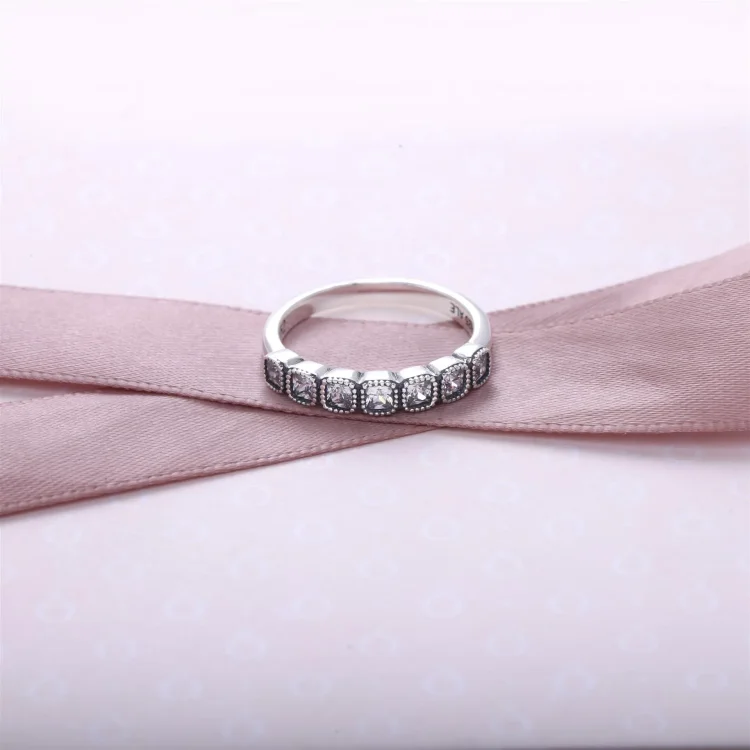PANDORA Privlačna blazina, prozoren prstan CZ - 191019CZ