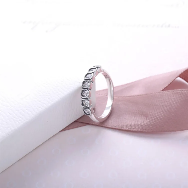 PANDORA Privlačna blazina, prozoren prstan CZ - 191019CZ