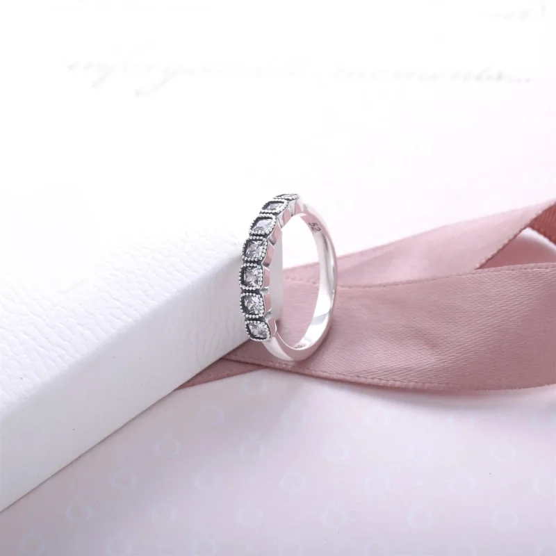 (slika za) PANDORA Privlačna blazina, prozoren prstan CZ - 191019CZ - Ogled 4