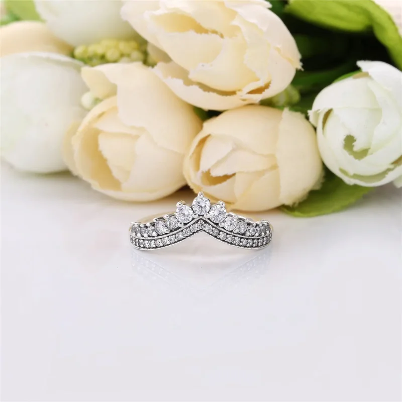 (slika za) PANDORA Prstan Princeskina želja - 197736CZ - Ogled 2