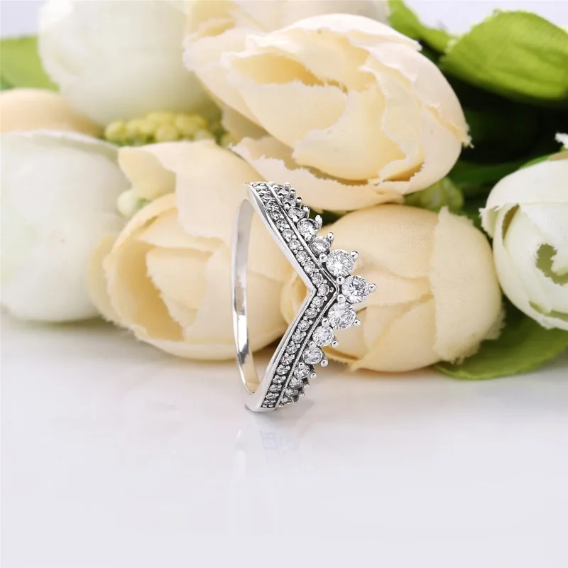 (slika za) PANDORA Prstan Princeskina želja - 197736CZ - Ogled 3