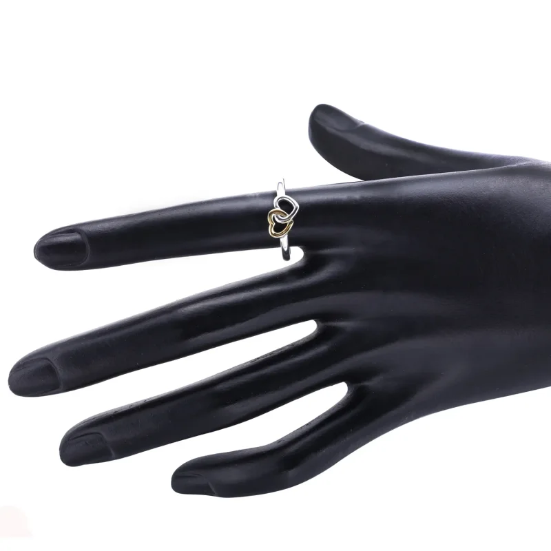 (slika za) PANDORA prstan s prepletenimi srci - 190927 - Ogled 4