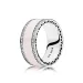 PANDORA Prstan s trakom Pink Hearts of PANDORA - 191024EN40