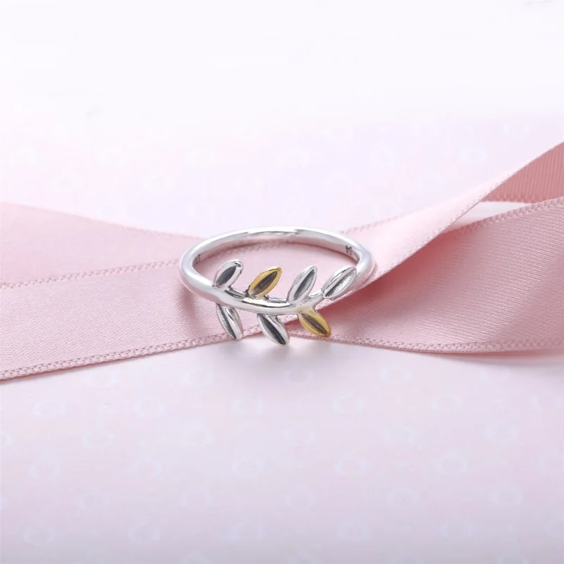 (slika za) PANDORA Prstan z lovorovimi listi - 190920 - Ogled 2