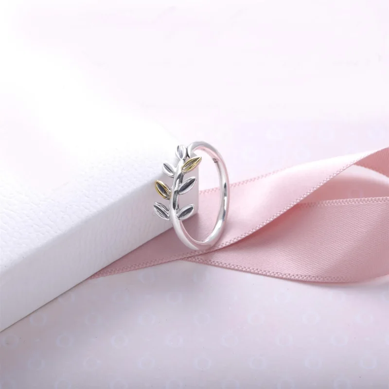 (slika za) PANDORA Prstan z lovorovimi listi - 190920 - Ogled 3